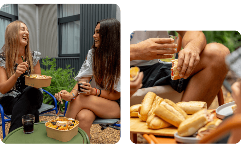 Personas disfrutando de picnic al aire libre en Valencia